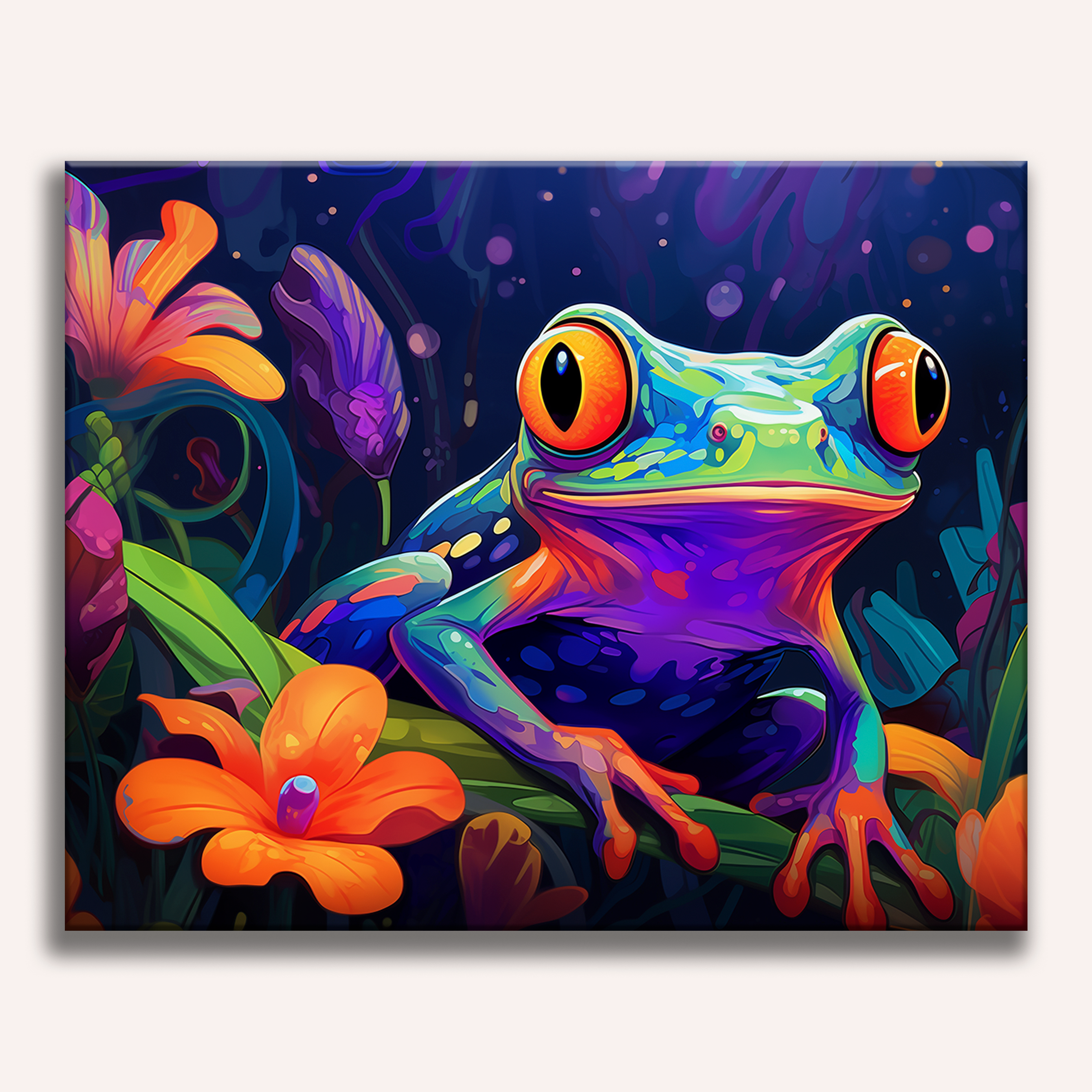 Vibrant Frog