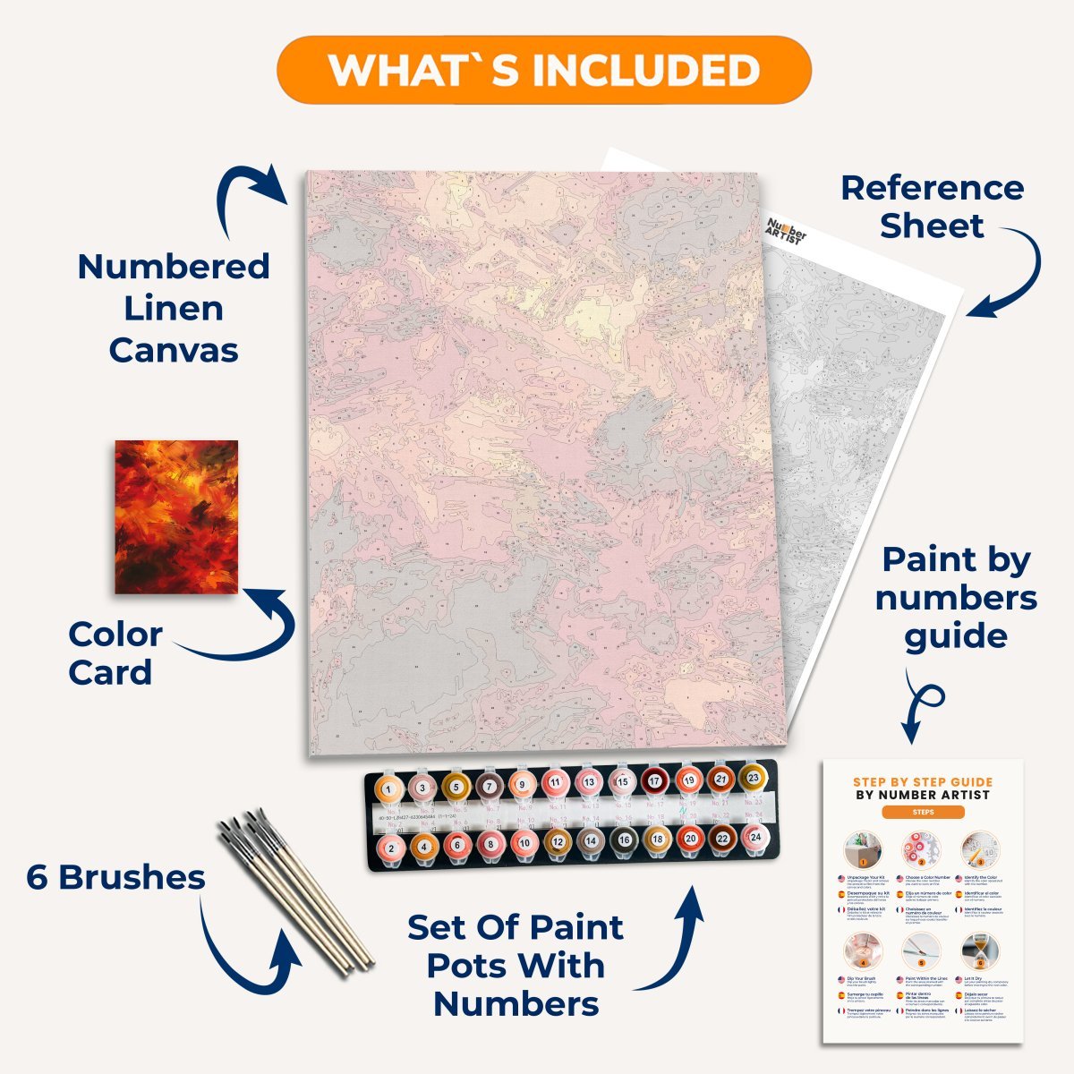 Abstract Autumn - Number Artist Diamond Painting Kits