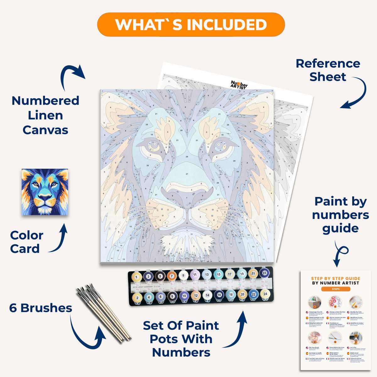 Abstract Lion