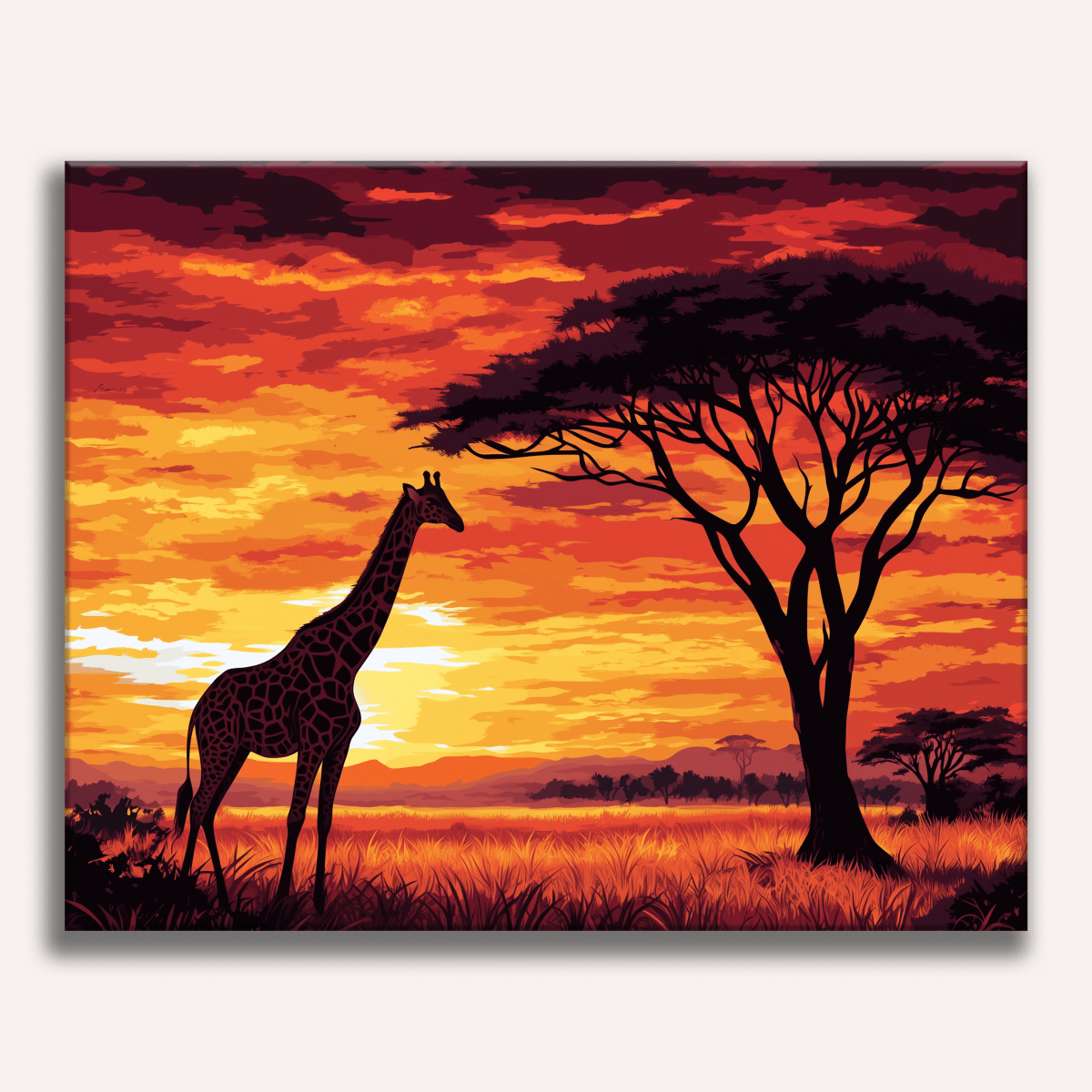 Africa - Number Artist Paint by Numbers Kits