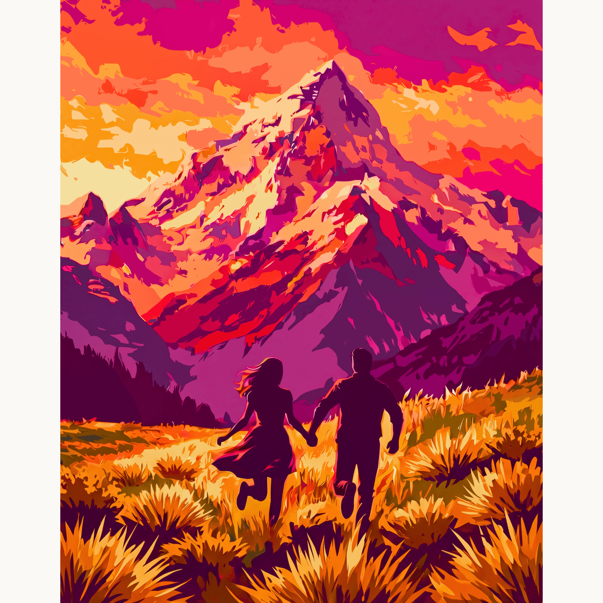 Ain't No Mountain High Enough - Number Artist Paint by Numbers Kits