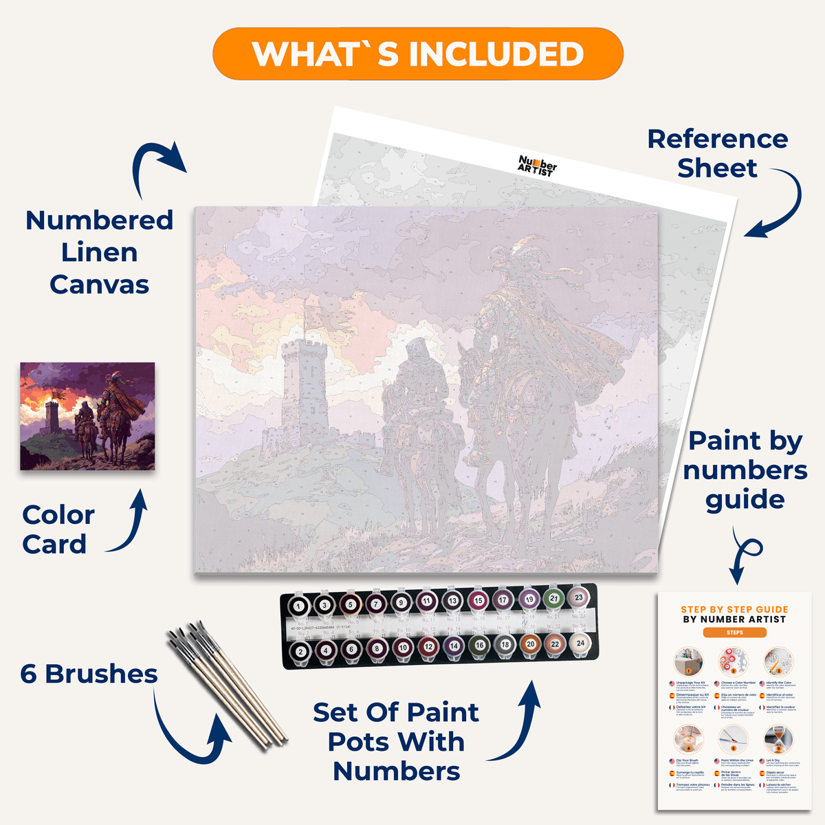 All Along The Watchtower - Number Artist Paint by Numbers Kits
