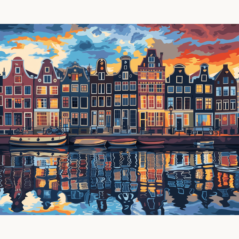 Amsterdam Simplicity - Number Artist Diamond Painting Kits