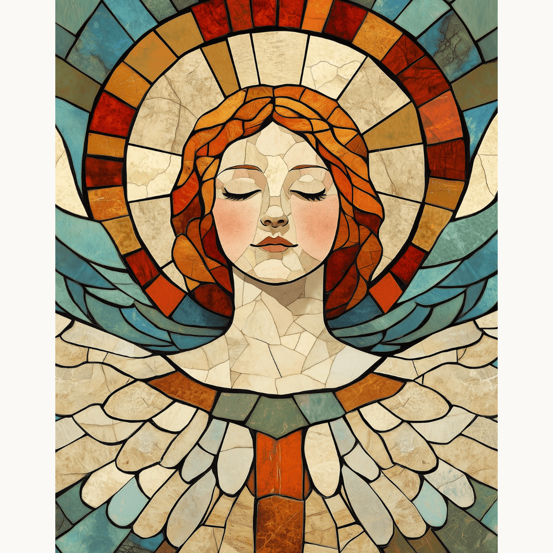 Angel Mosaic - Number Artist Diamond Painting Kits