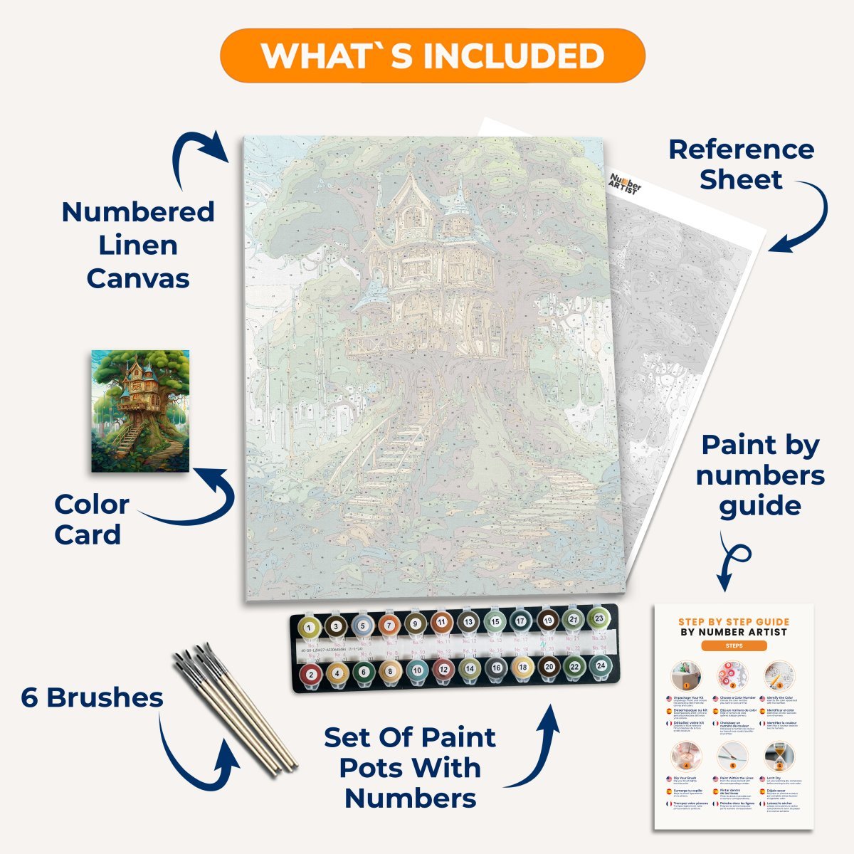 Arboreal Haven - Number Artist Diamond Painting Kits