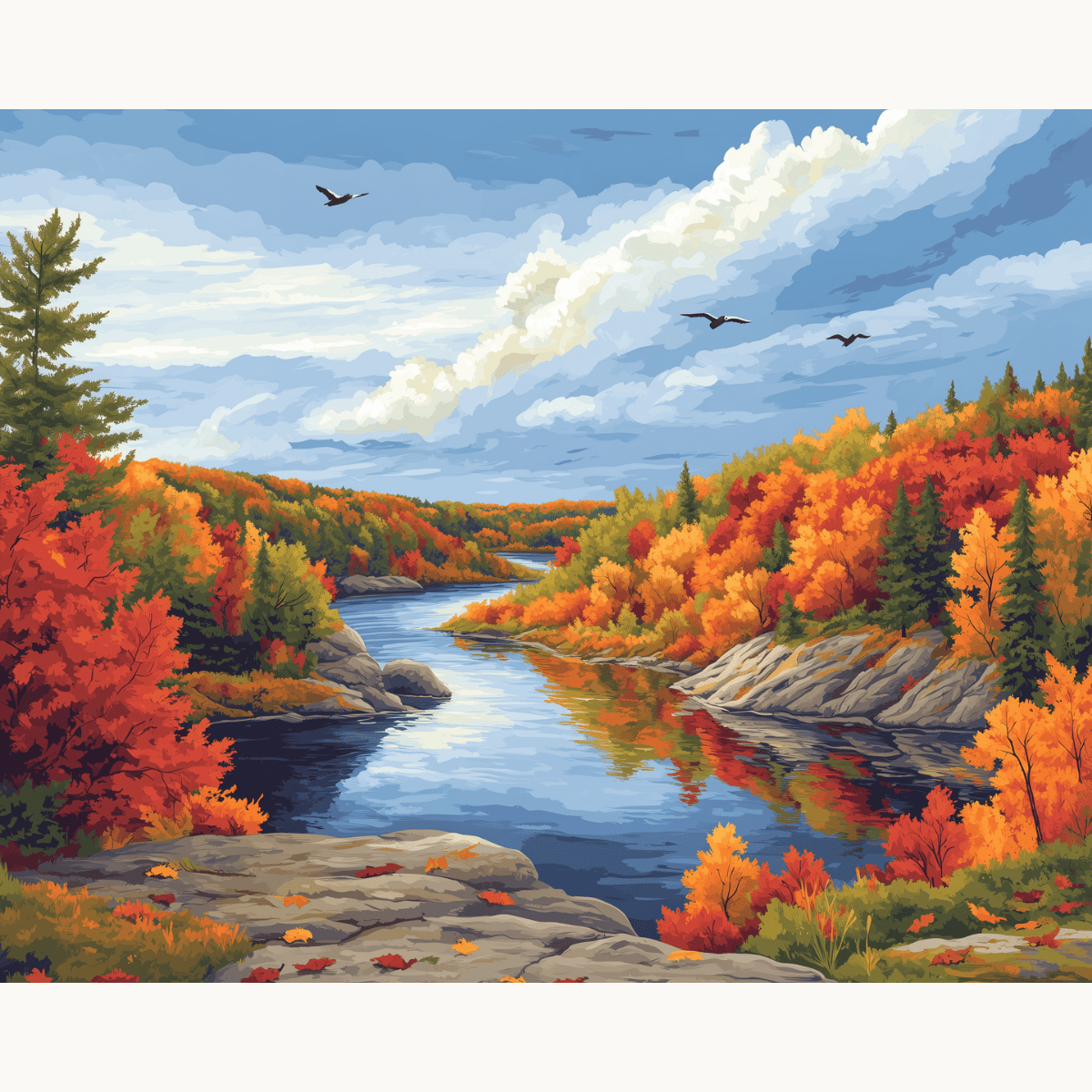 Autumn River Hills