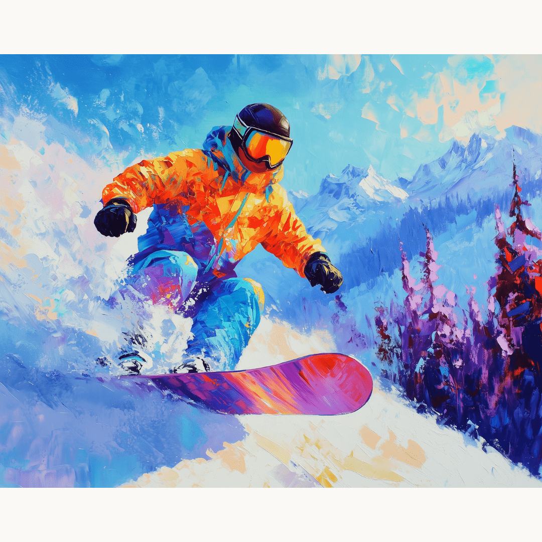 Avalanche Thrill - Number Artist Diamond Painting Kits