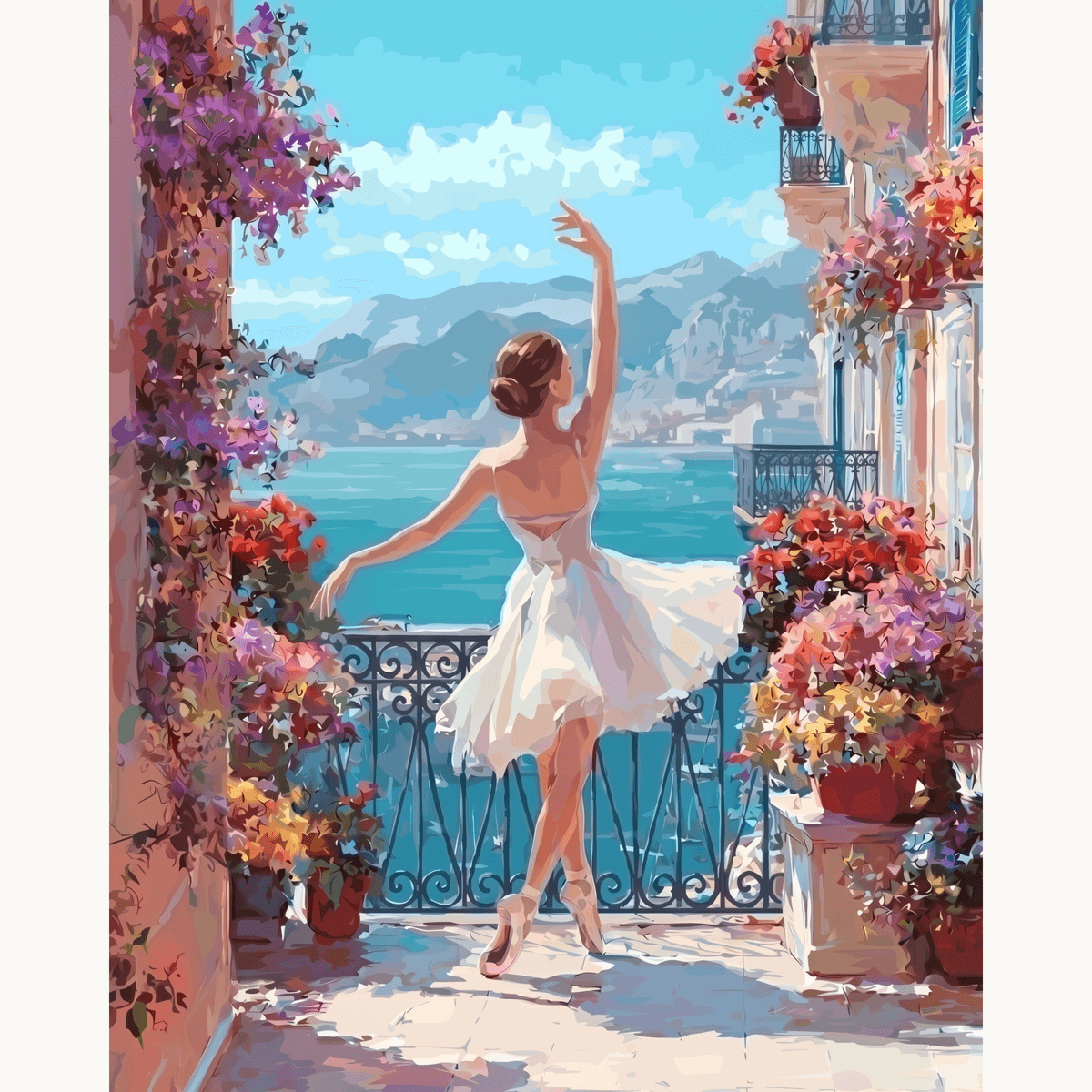 Ballet Balcony - Number Artist Paint by Numbers Kits