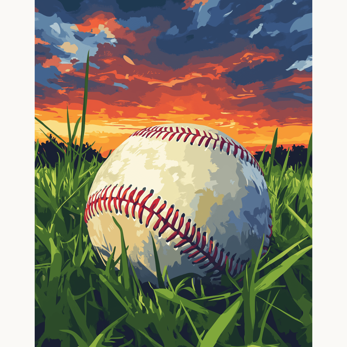 Baseball Sunset