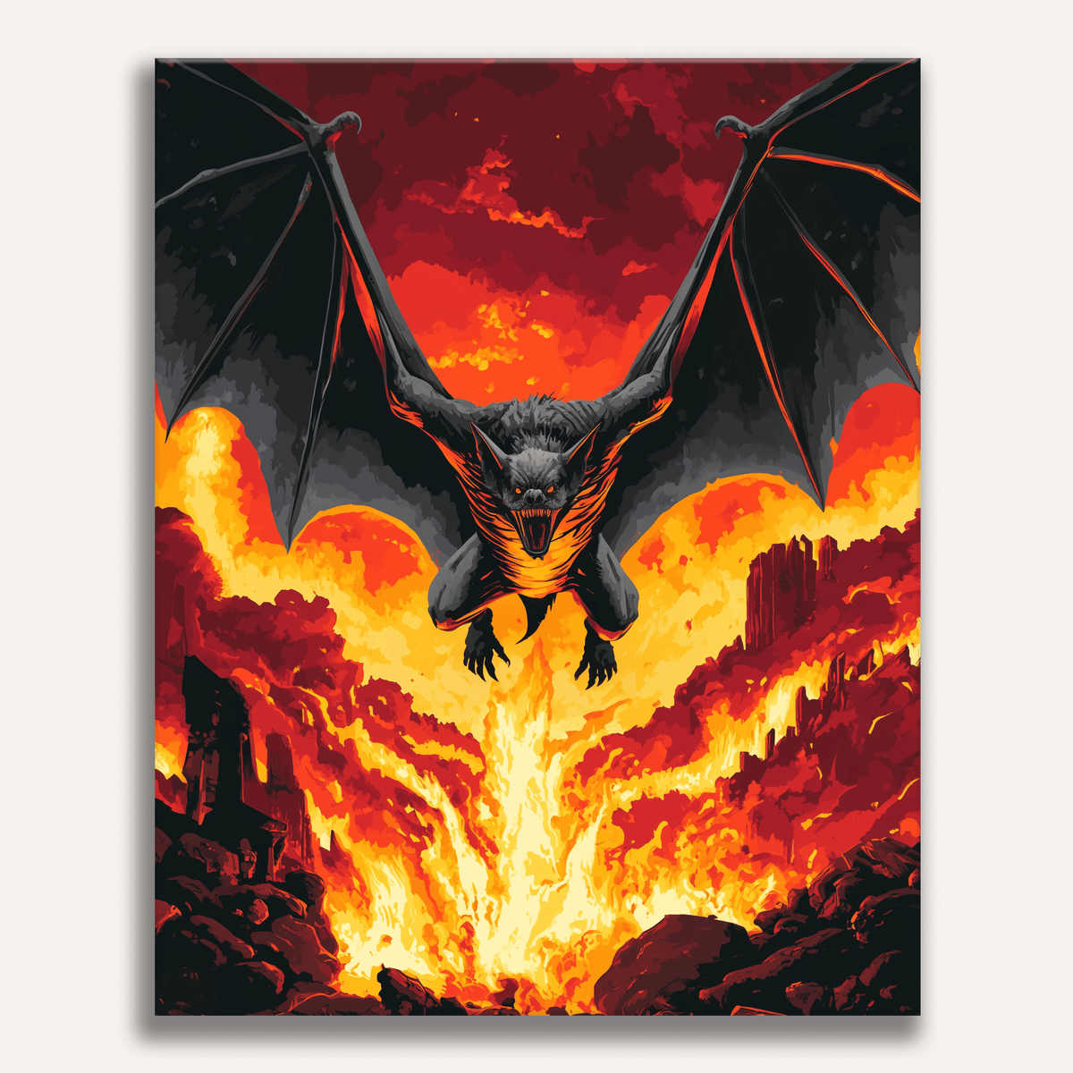 Bat Out of Hell - Number Artist Paint by Numbers Kits