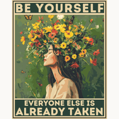 Be Yourself | Paint by Numbers Kit by Number Artist