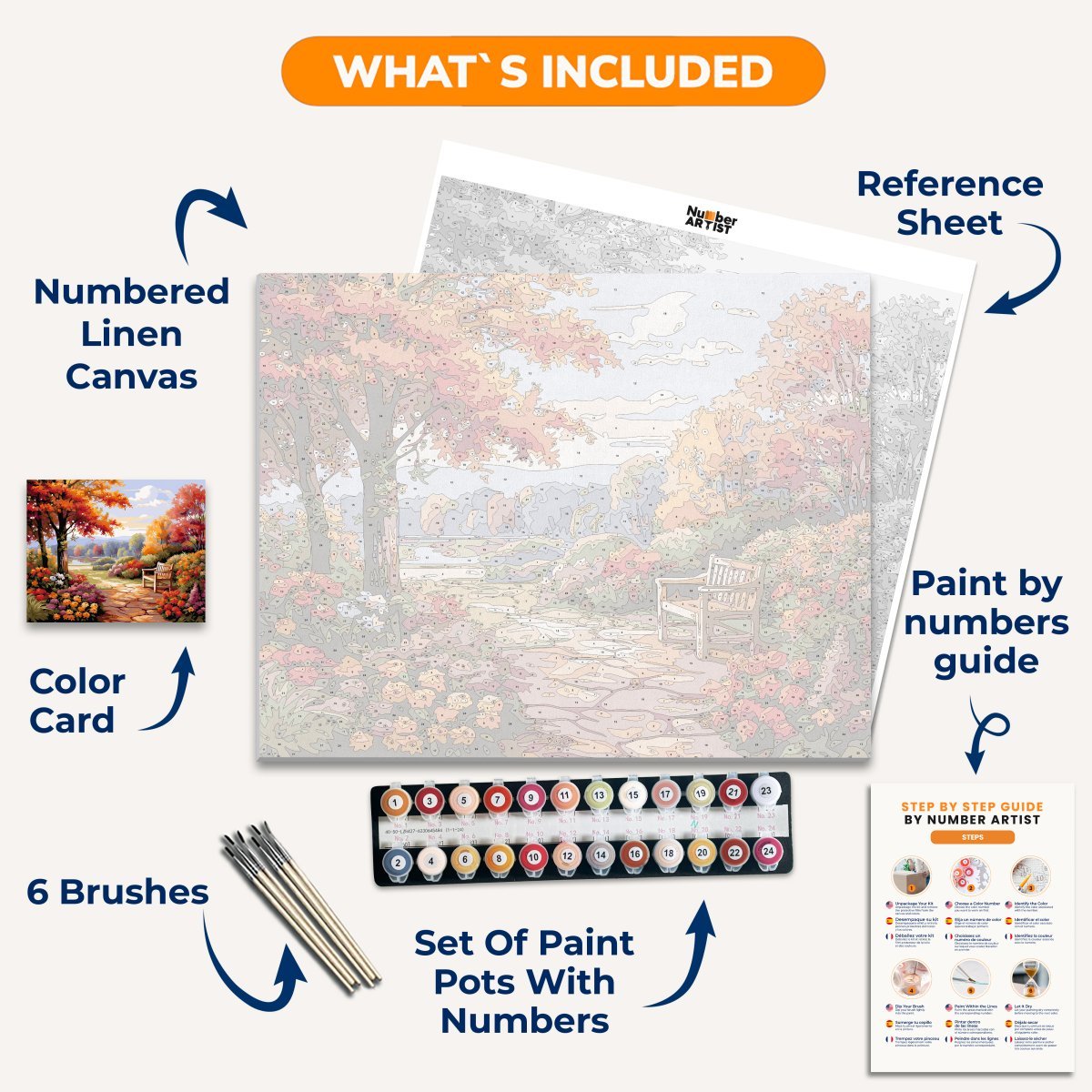 Bench of Memories - Number Artist Paint By Numbers Kits