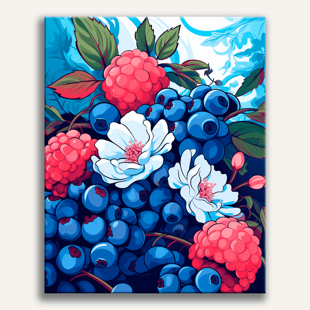 berry-bush-paint-by-numbers-