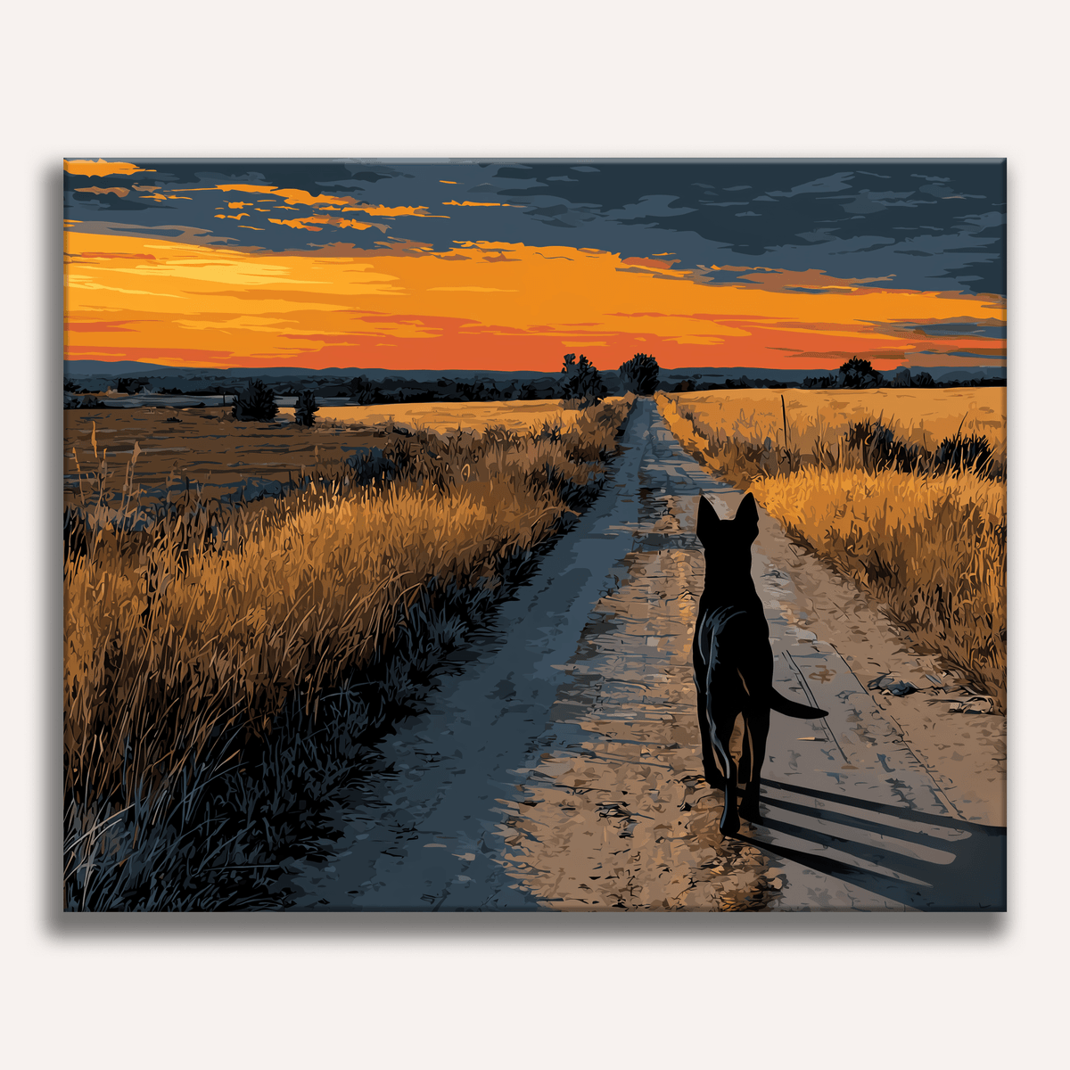 Black Dog - Number Artist Paint by Numbers Kits
