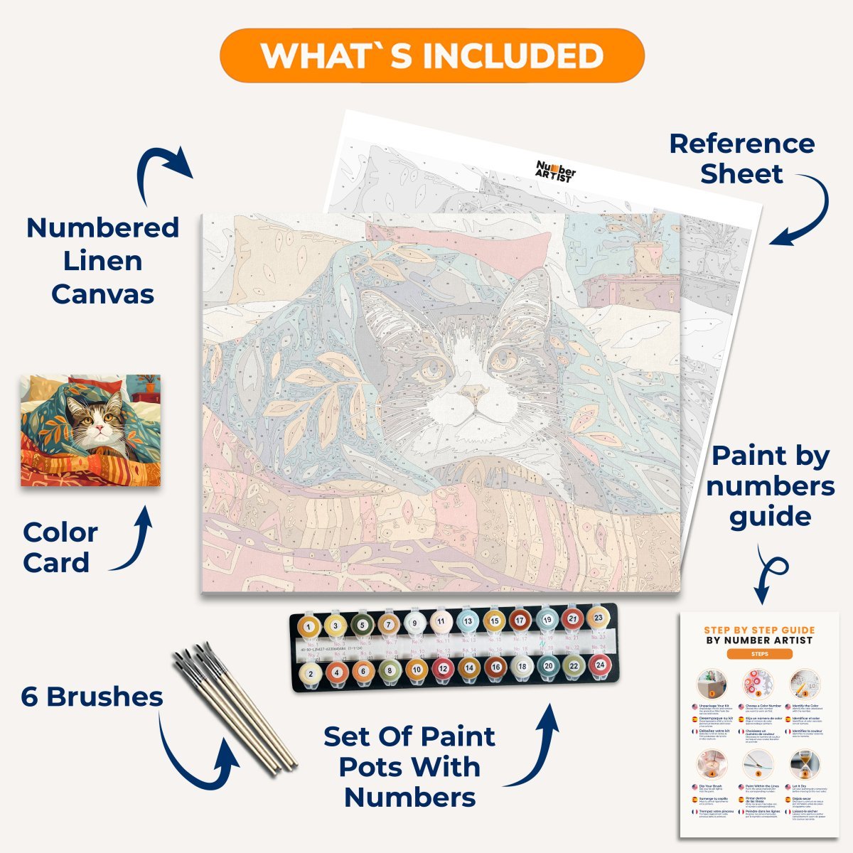 Blancat - Number Artist Diamond Painting Kits