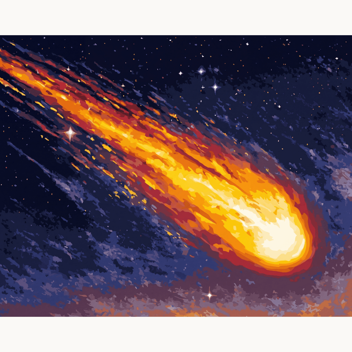 Blaze of Glory - Number Artist Paint by Numbers Kits