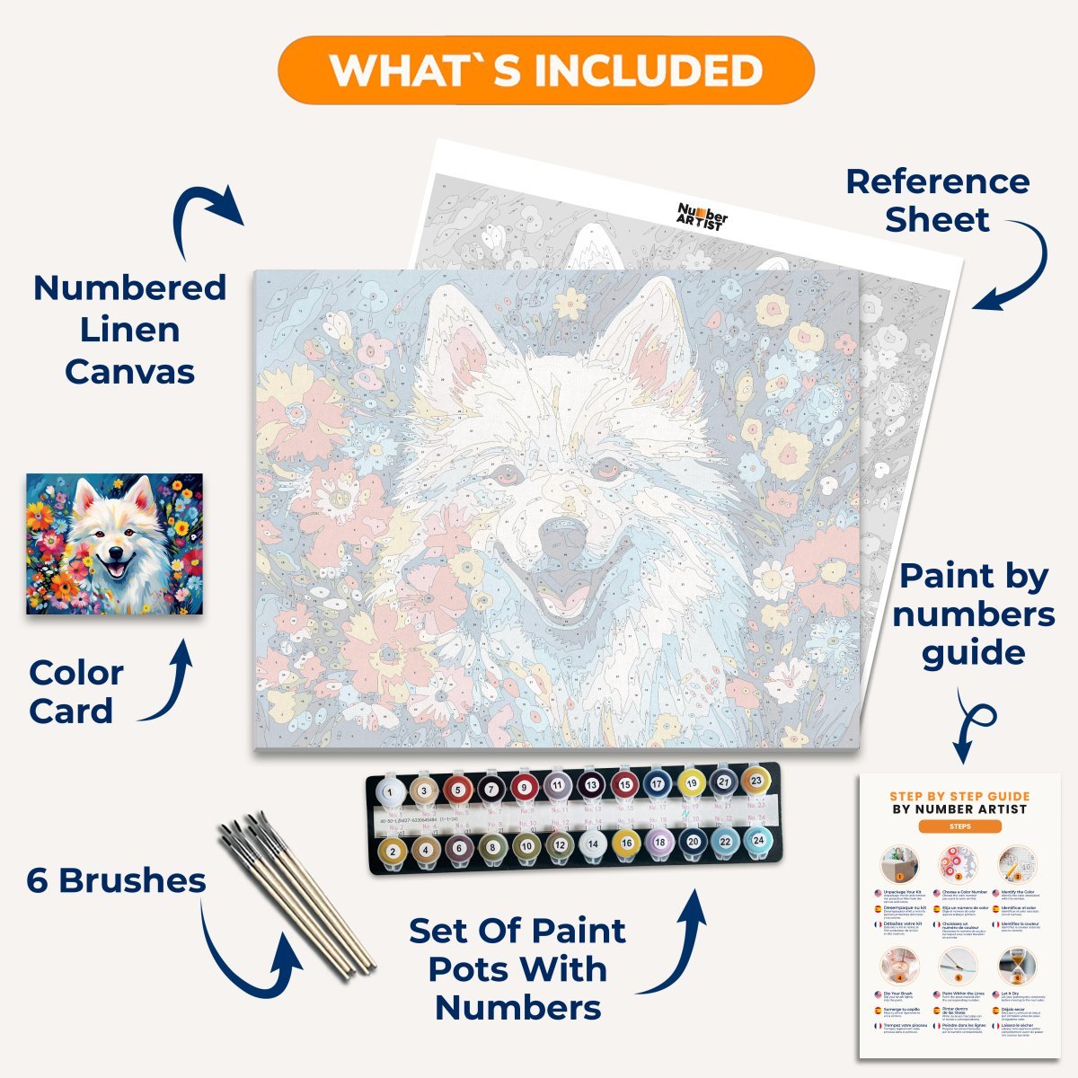 Bloom's Best Friend - Number Artist Diamond Painting Kits