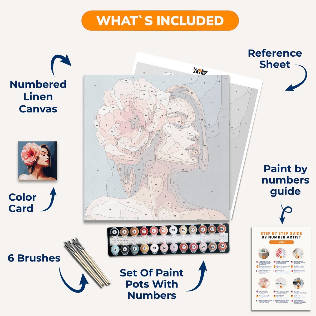 Blossom Reflection - Number Artist Diamond Painting Kits