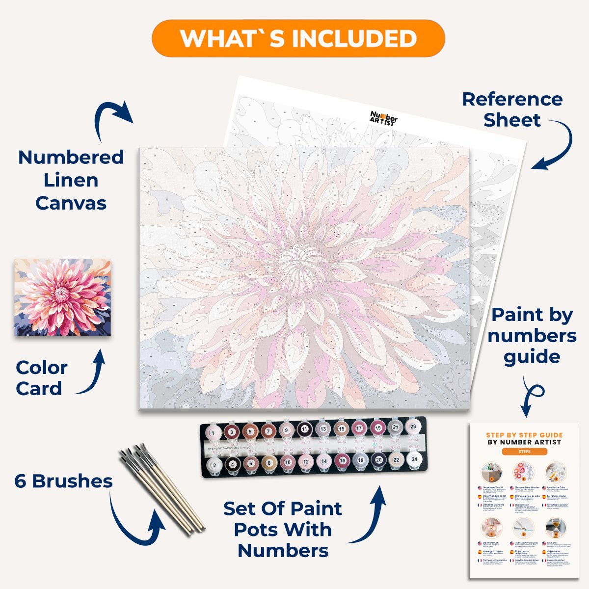 Blossom Zen - Number Artist Diamond Painting Kits