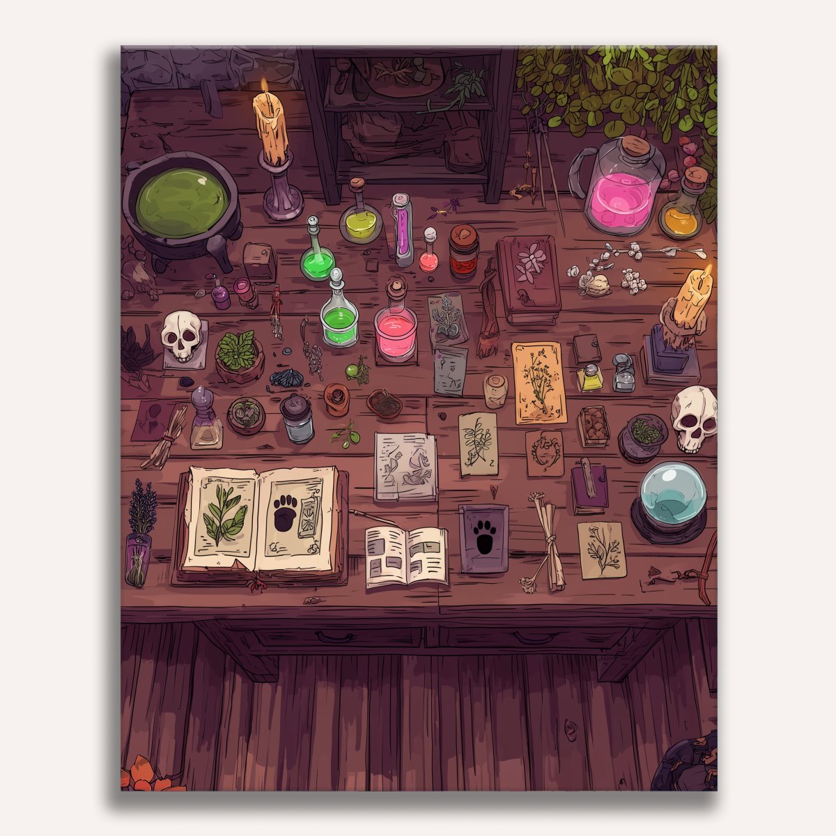 Brewing Table Paint by Numbers Kit