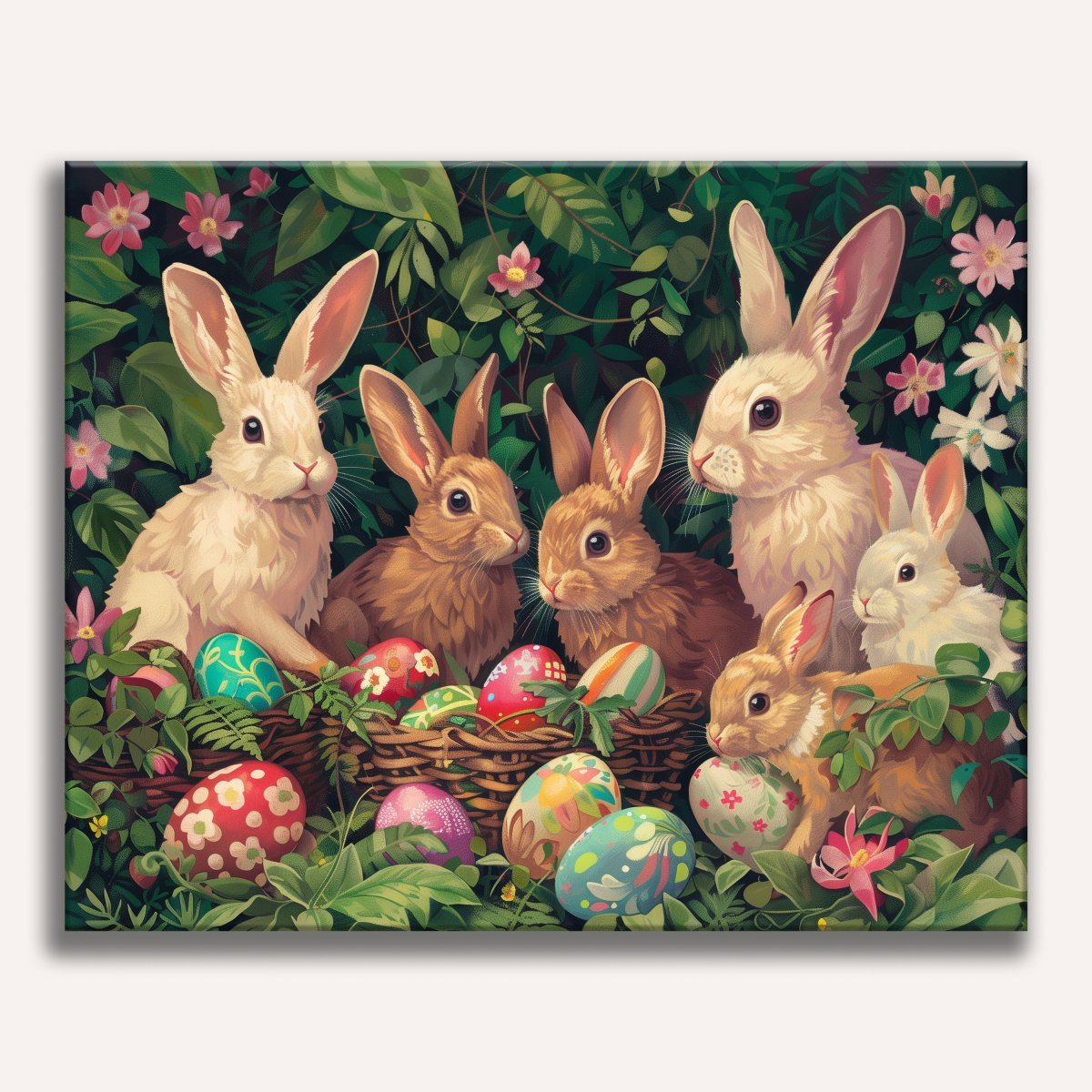 Bunny Family - Number Artist Diamond Painting Kits