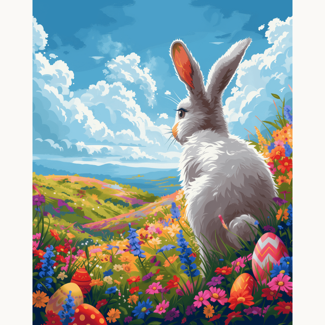 Bunny View - Number Artist Diamond Painting Kits