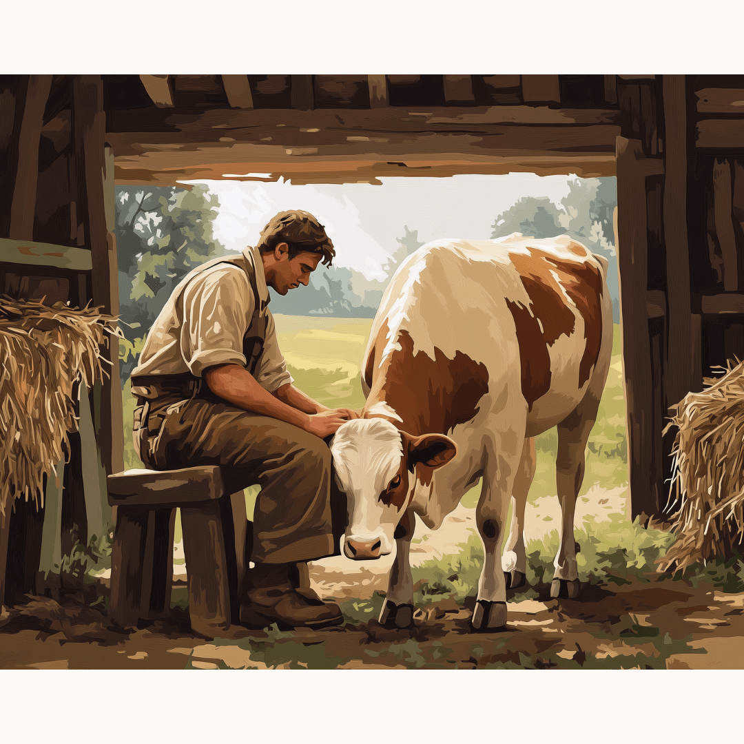 Calf Care - Number Artist Diamond Painting Kits