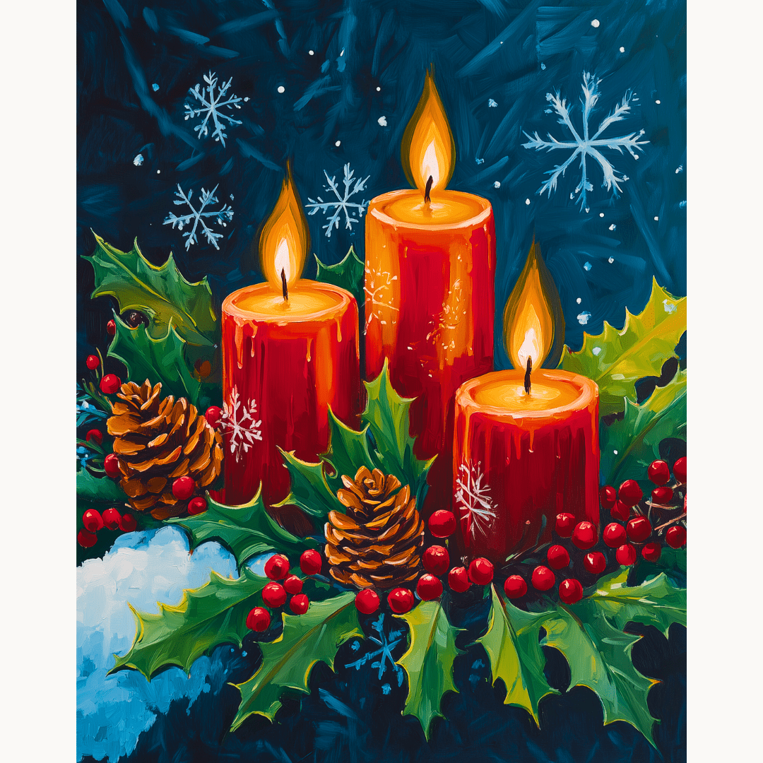 Candle Glow - Number Artist Diamond Painting Kits