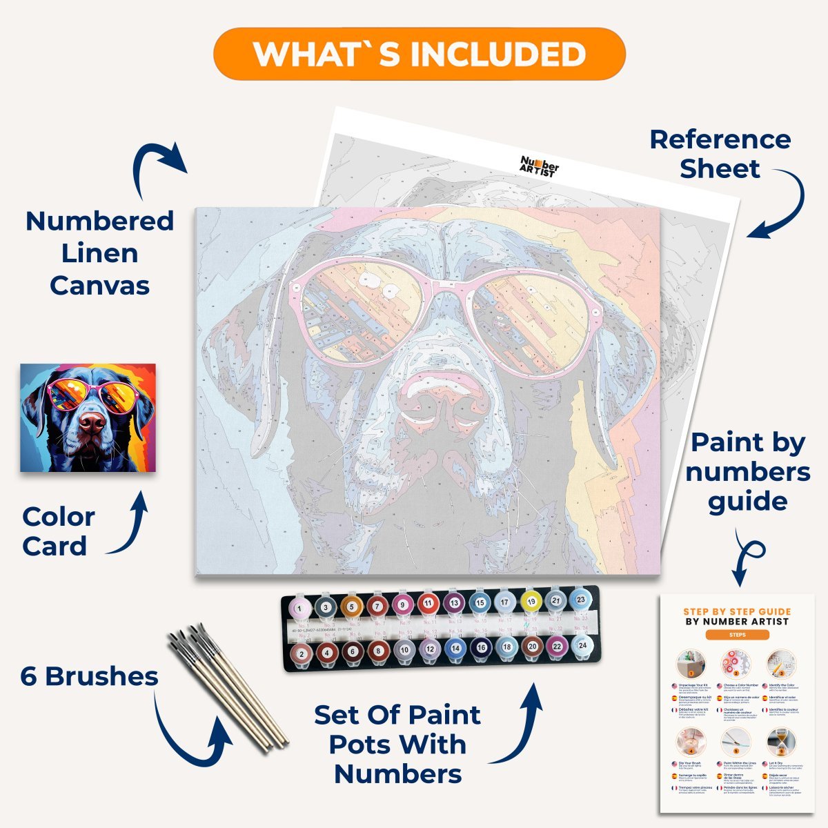 Canine Shades - Number Artist Diamond Painting Kits