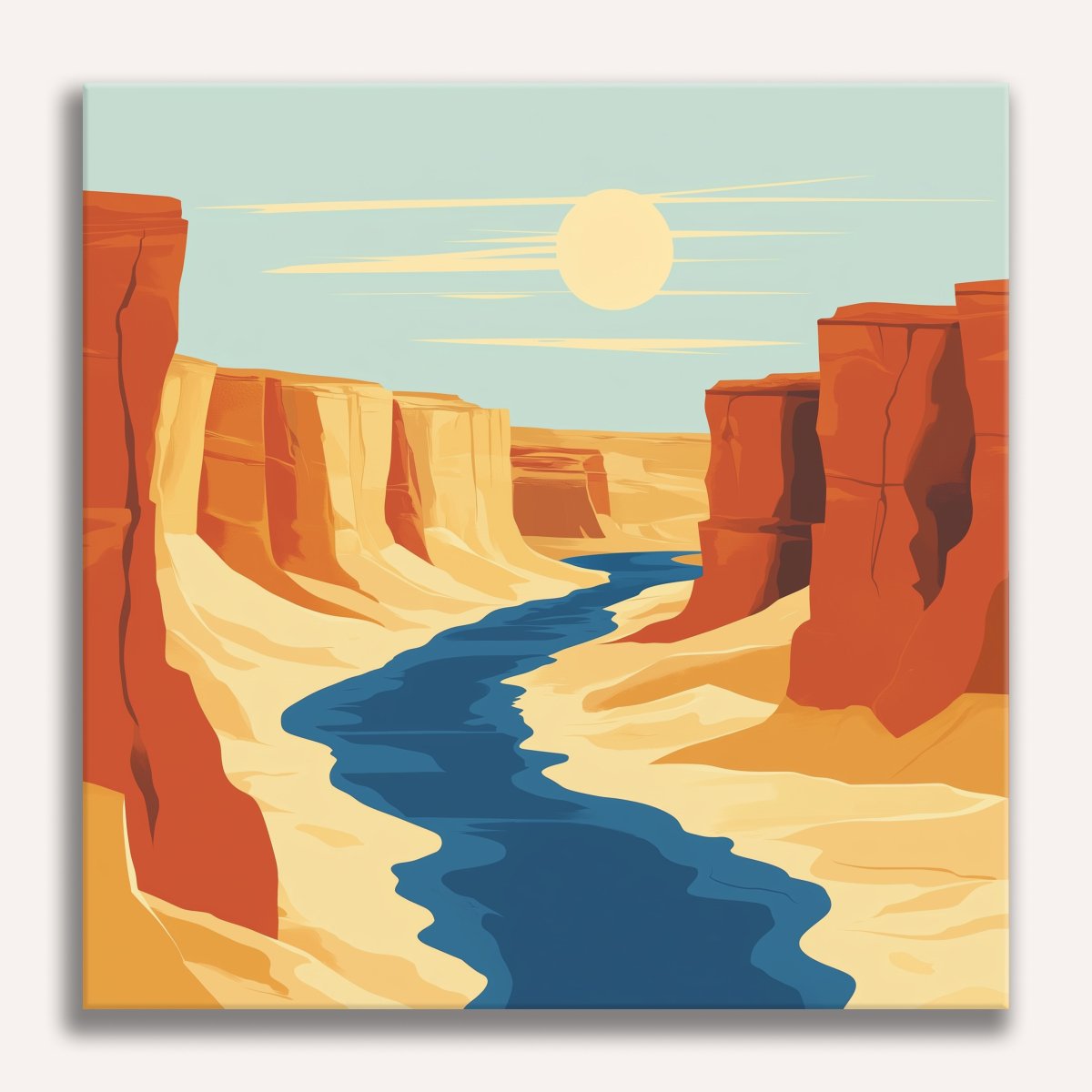 Canyon River - Number Artist Diamond Painting Kits