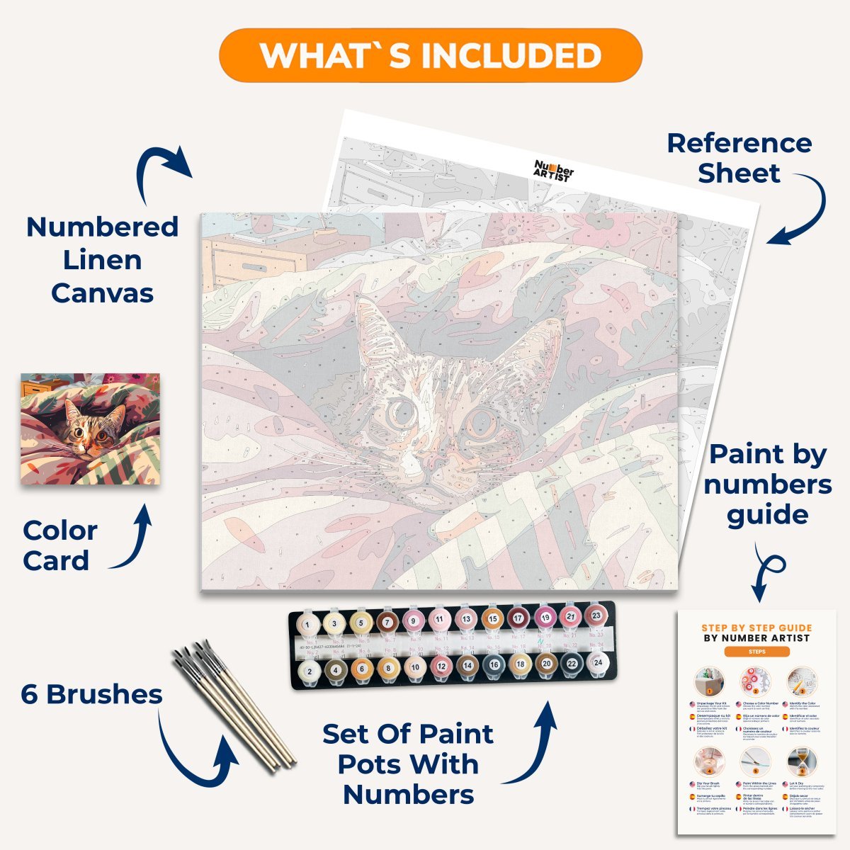 Cat Cave - Number Artist Diamond Painting Kits