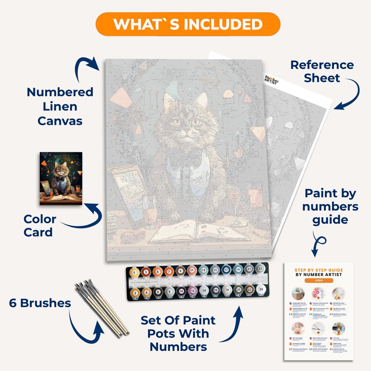 Catstein - Number Artist Diamond Painting Kits