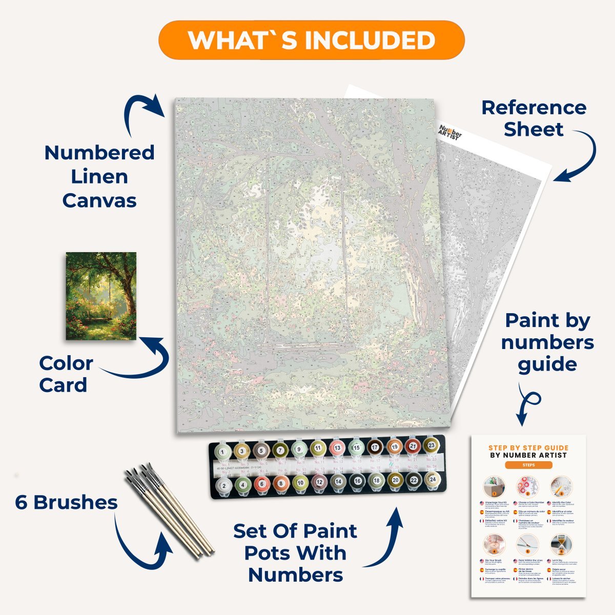 Childhood Swing - Number Artist Diamond Painting Kits