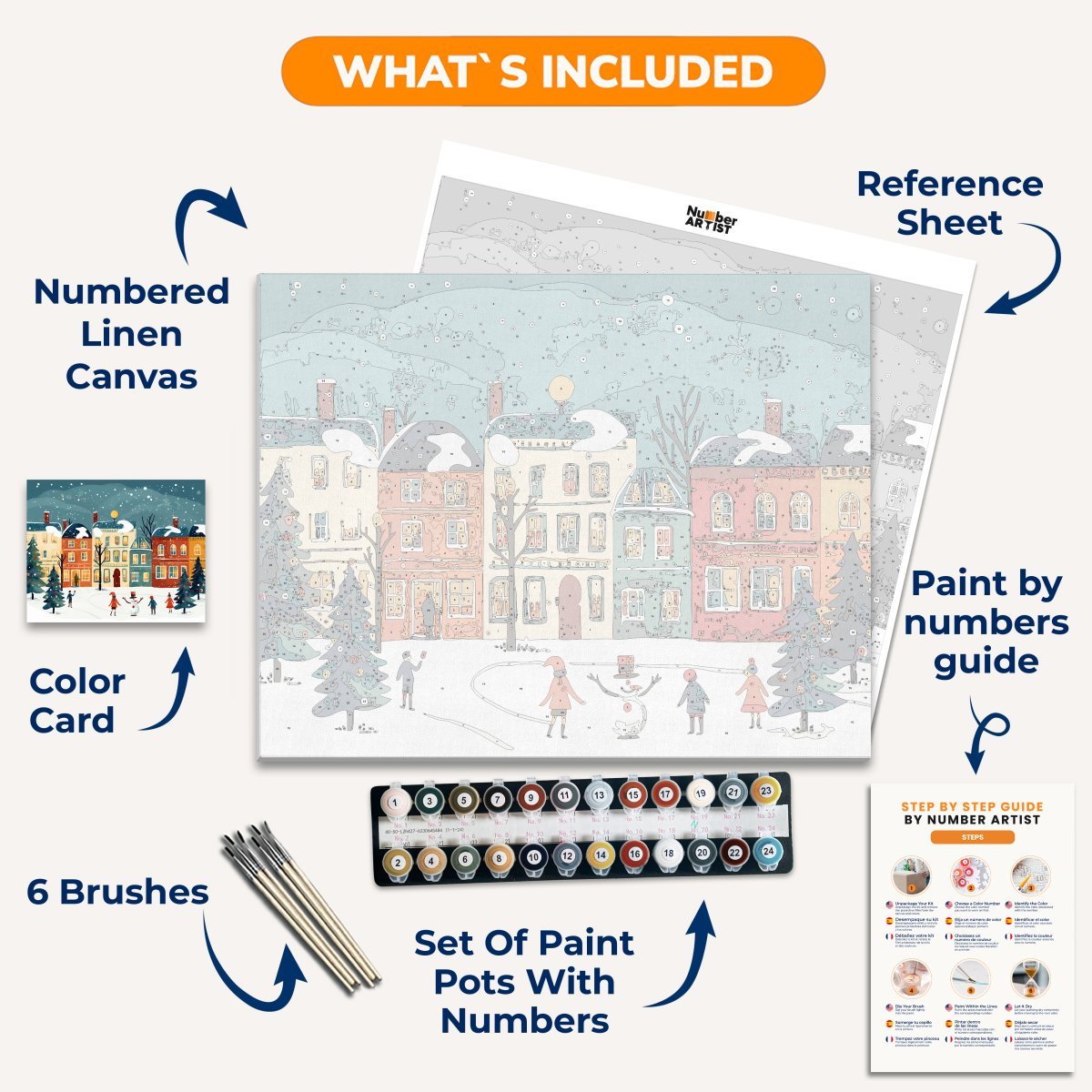 Christmas Eve - Number Artist Diamond Painting Kits