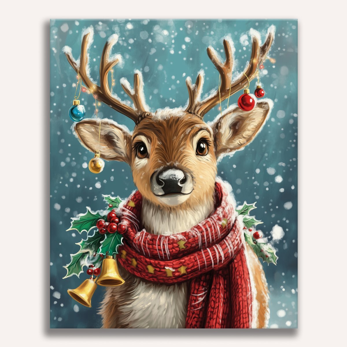 Christmas Friend - Number Artist Diamond Painting Kits