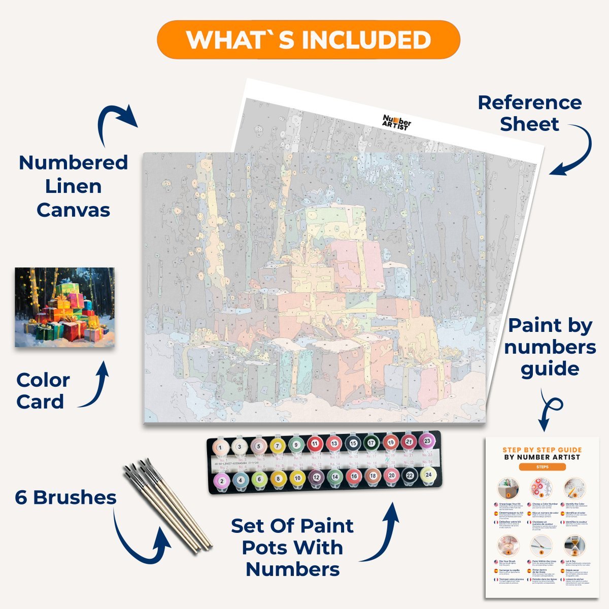 Christmas Gifts - Number Artist Diamond Painting Kits