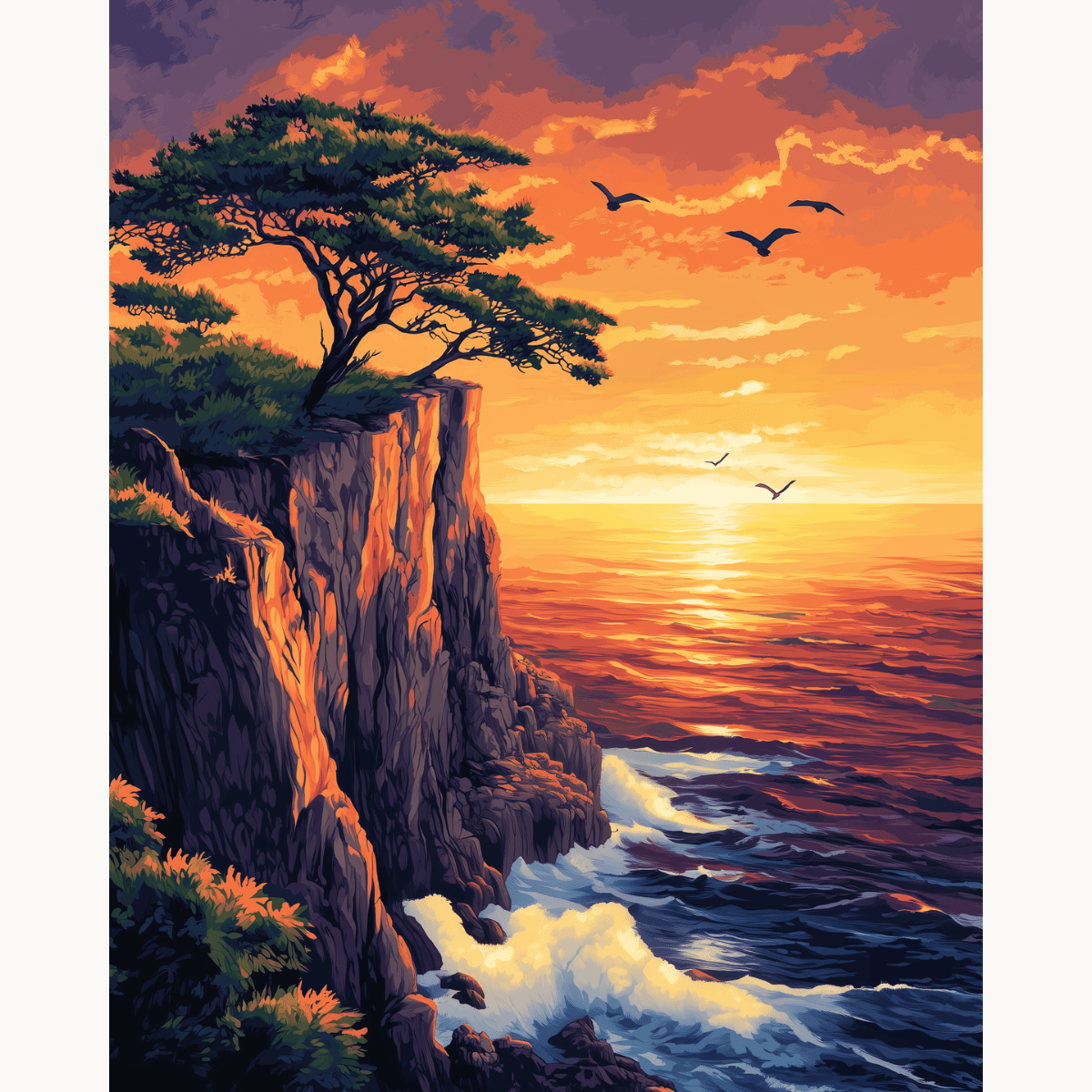 Cliff Sunset
