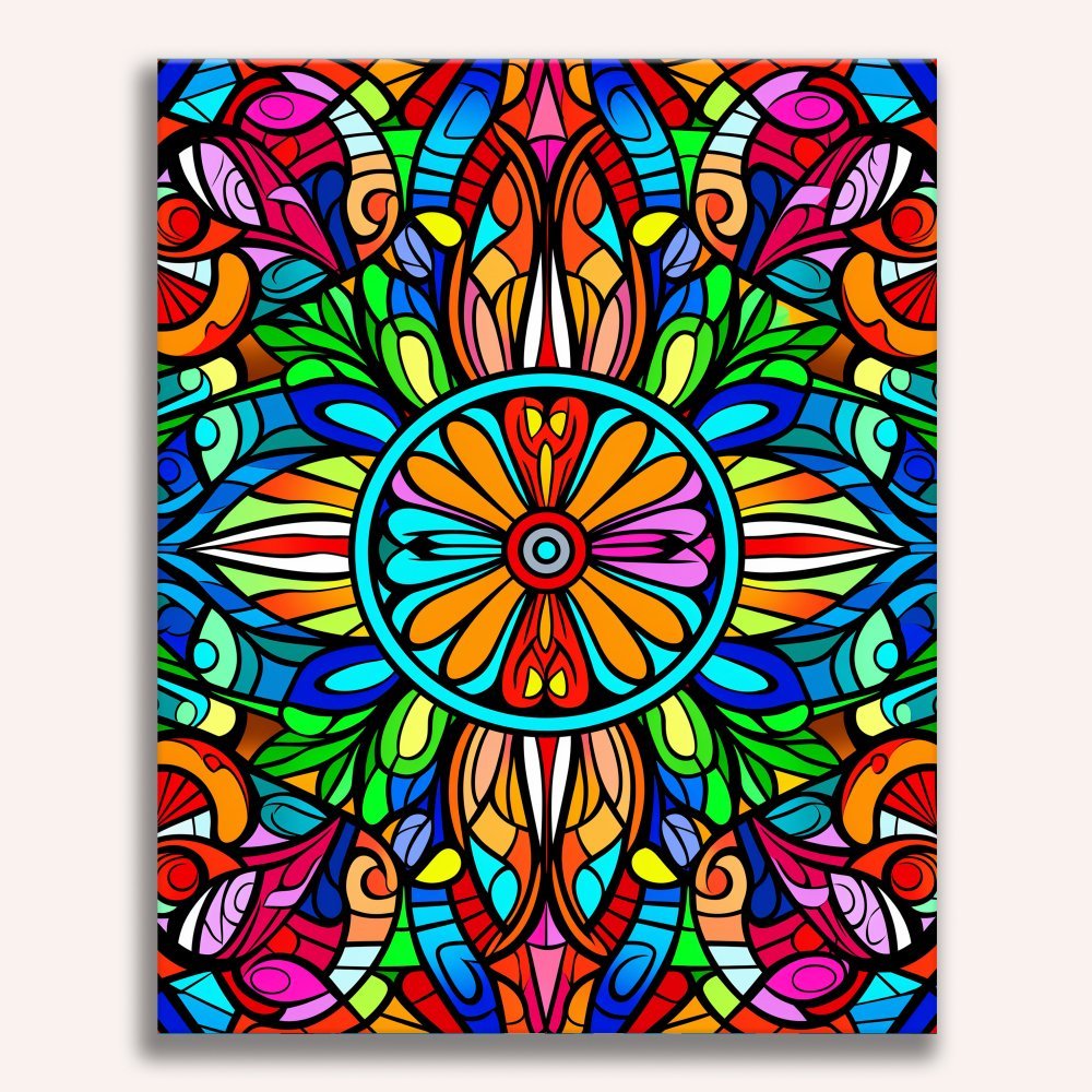 Color Rhapsody Mandala - Number Artist Paint By Numbers Kits