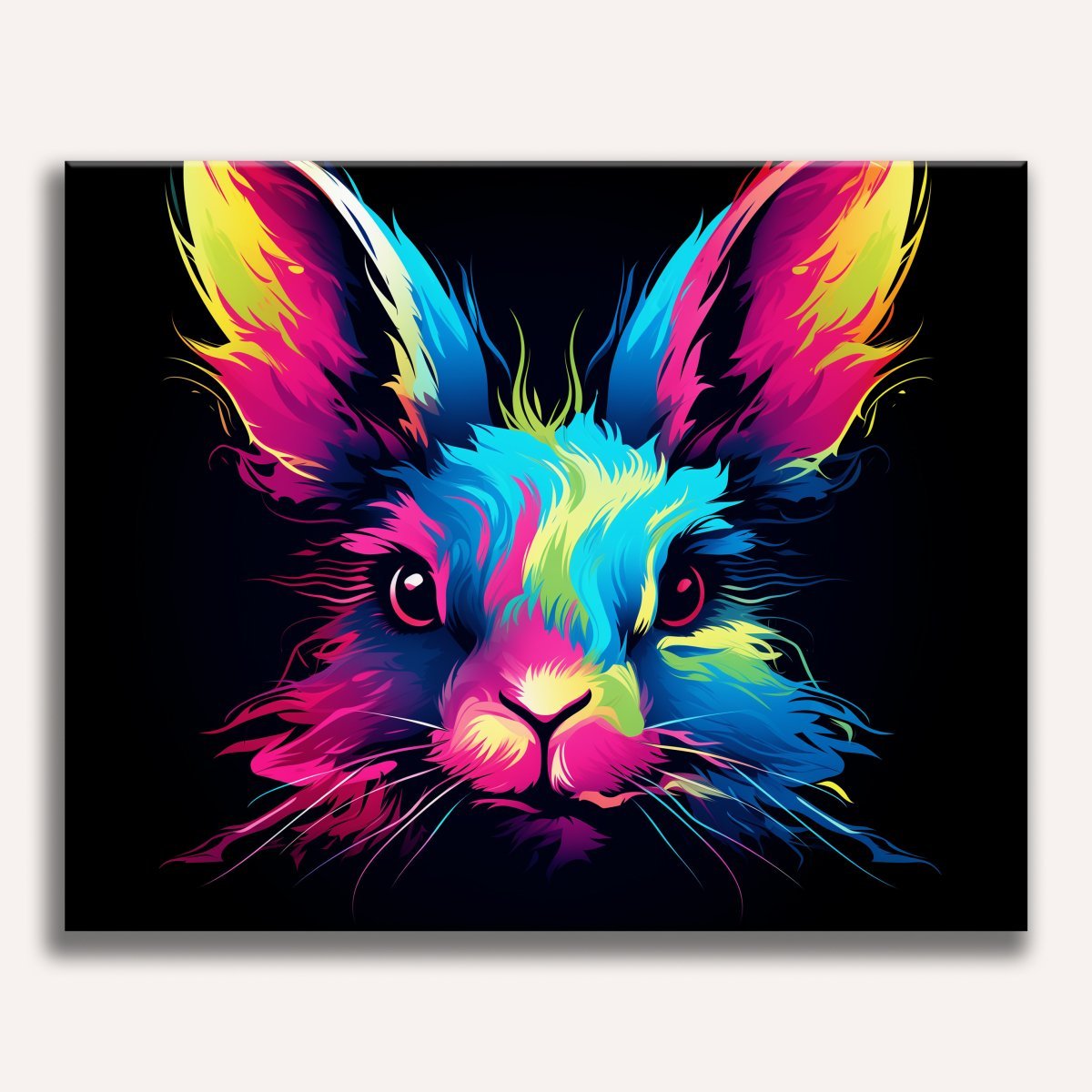 Colorful Bunny - Number Artist Diamond Painting Kits