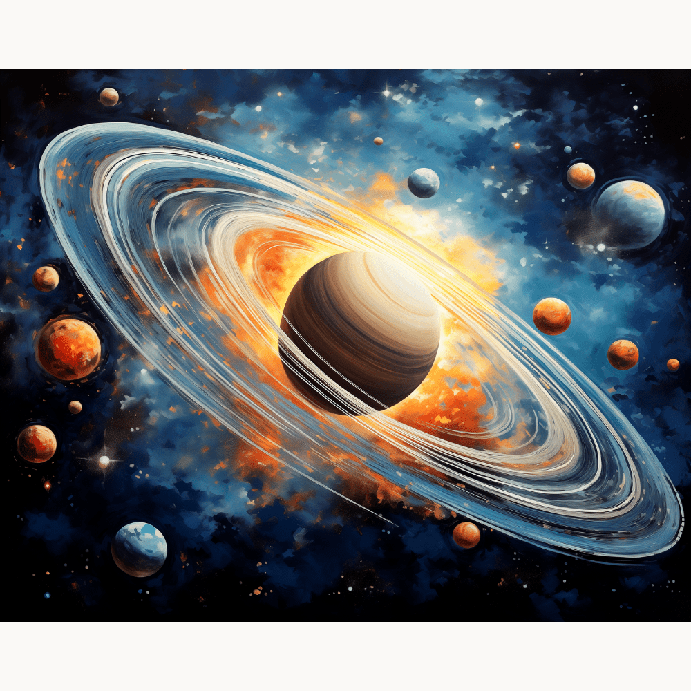 Colossal Rings - Number Artist Diamond Painting Kits