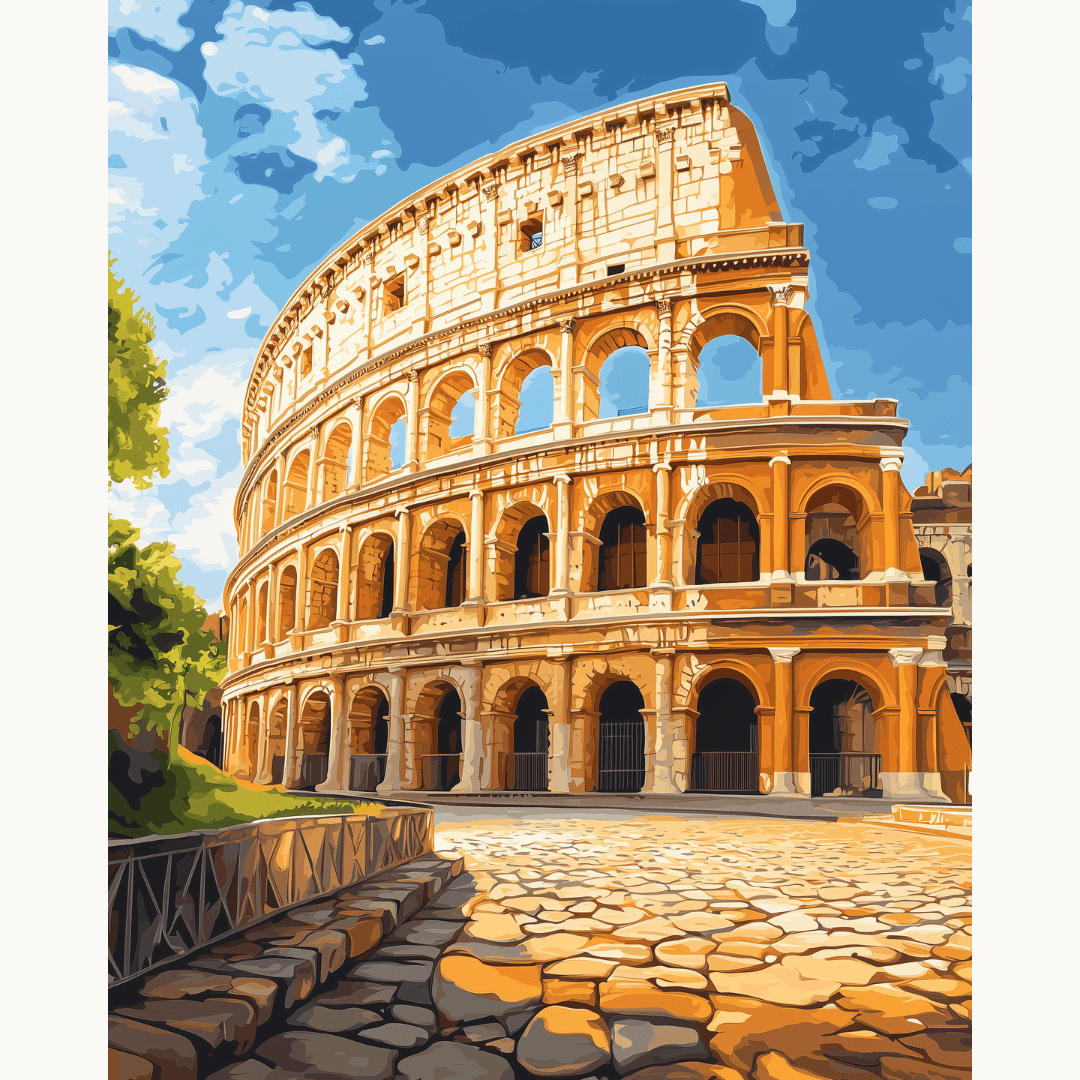 Colosseum - Number Artist Diamond Painting Kits