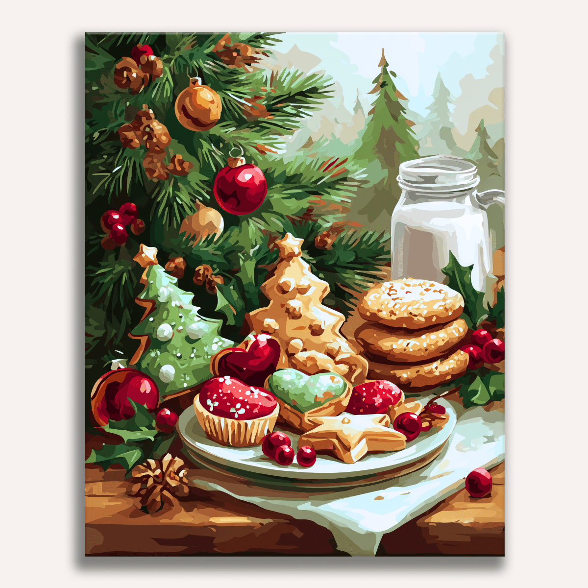 Cookie Cluster Paint by Numbers Kit