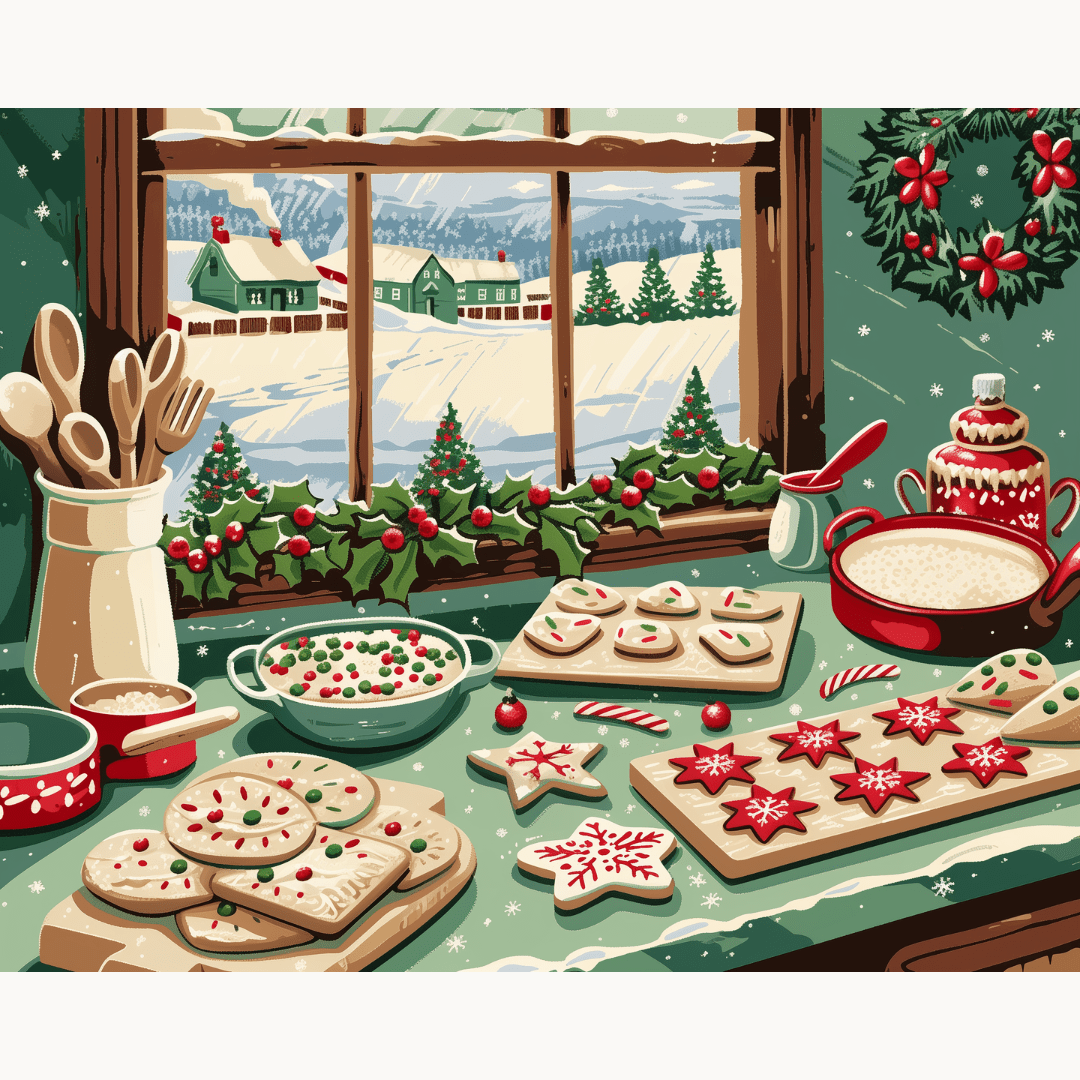 Cookies in the Making - Number Artist Diamond Painting Kits