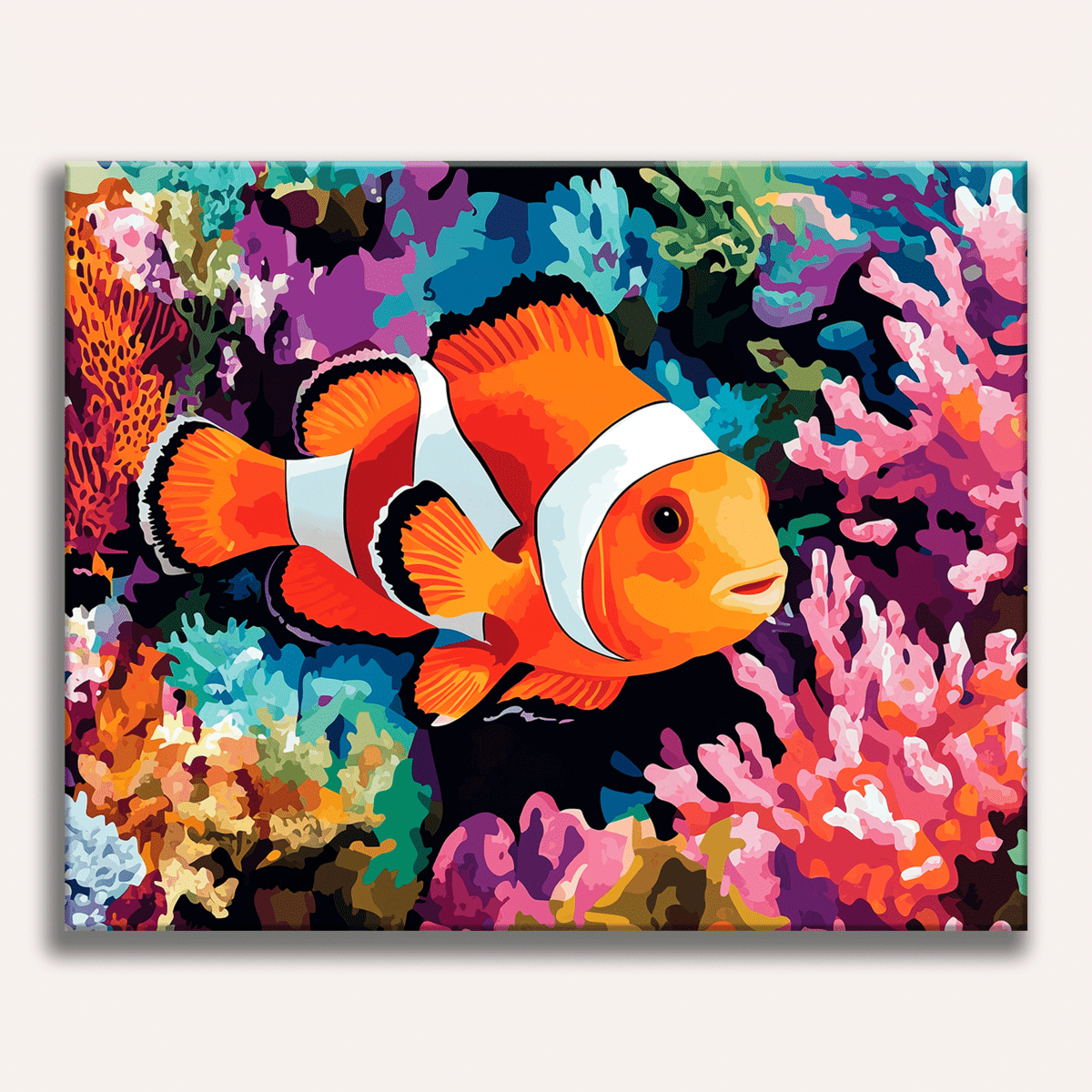 Coral Clownfish - Number Artist Diamond Painting Kits