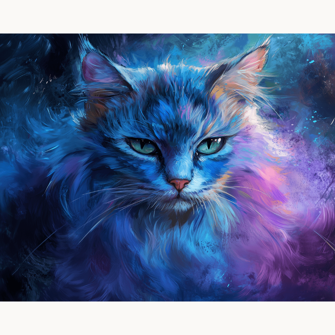 Cosmic Cat - Number Artist Diamond Painting Kits