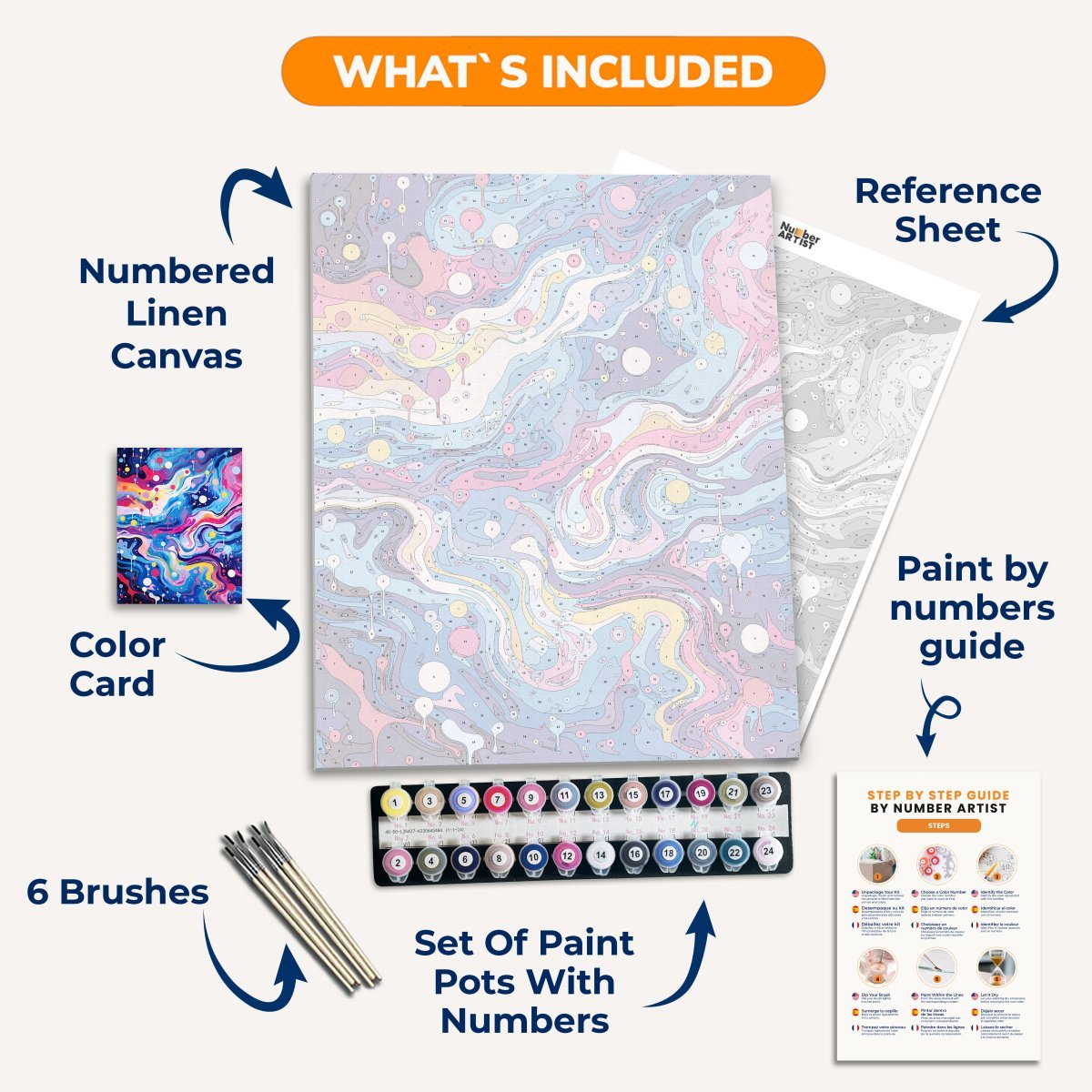 Cosmic Dance - Number Artist Diamond Painting Kits