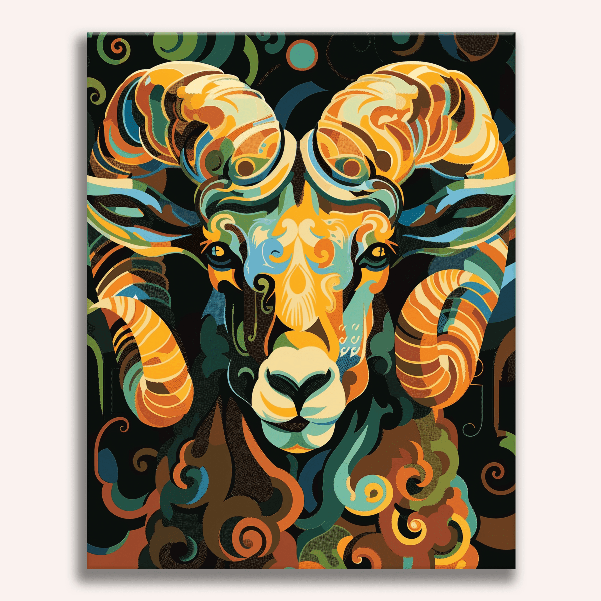 Courageous Aries - Number Artist Diamond Painting Kits