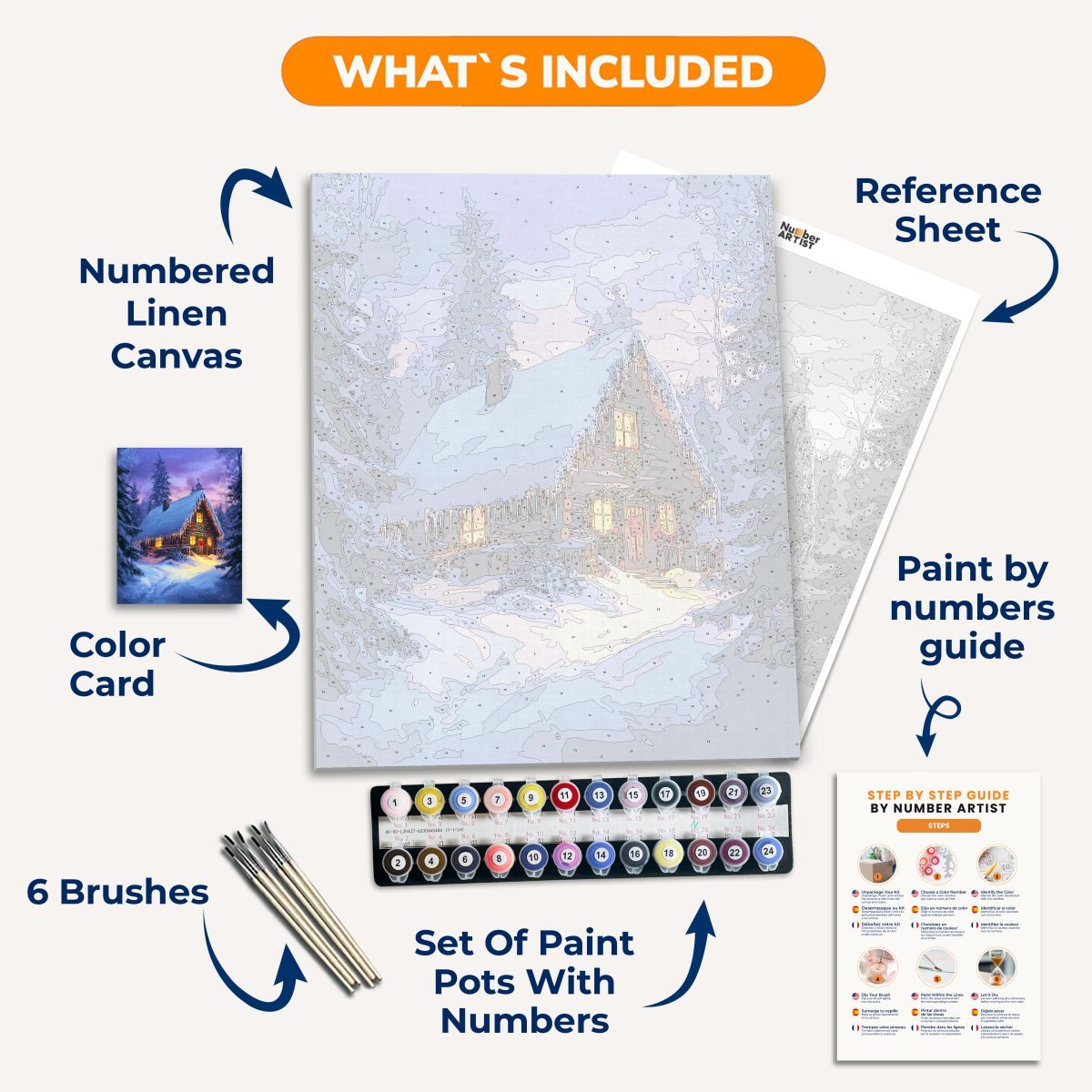 Cozy Winter - Number Artist Diamond Painting Kits