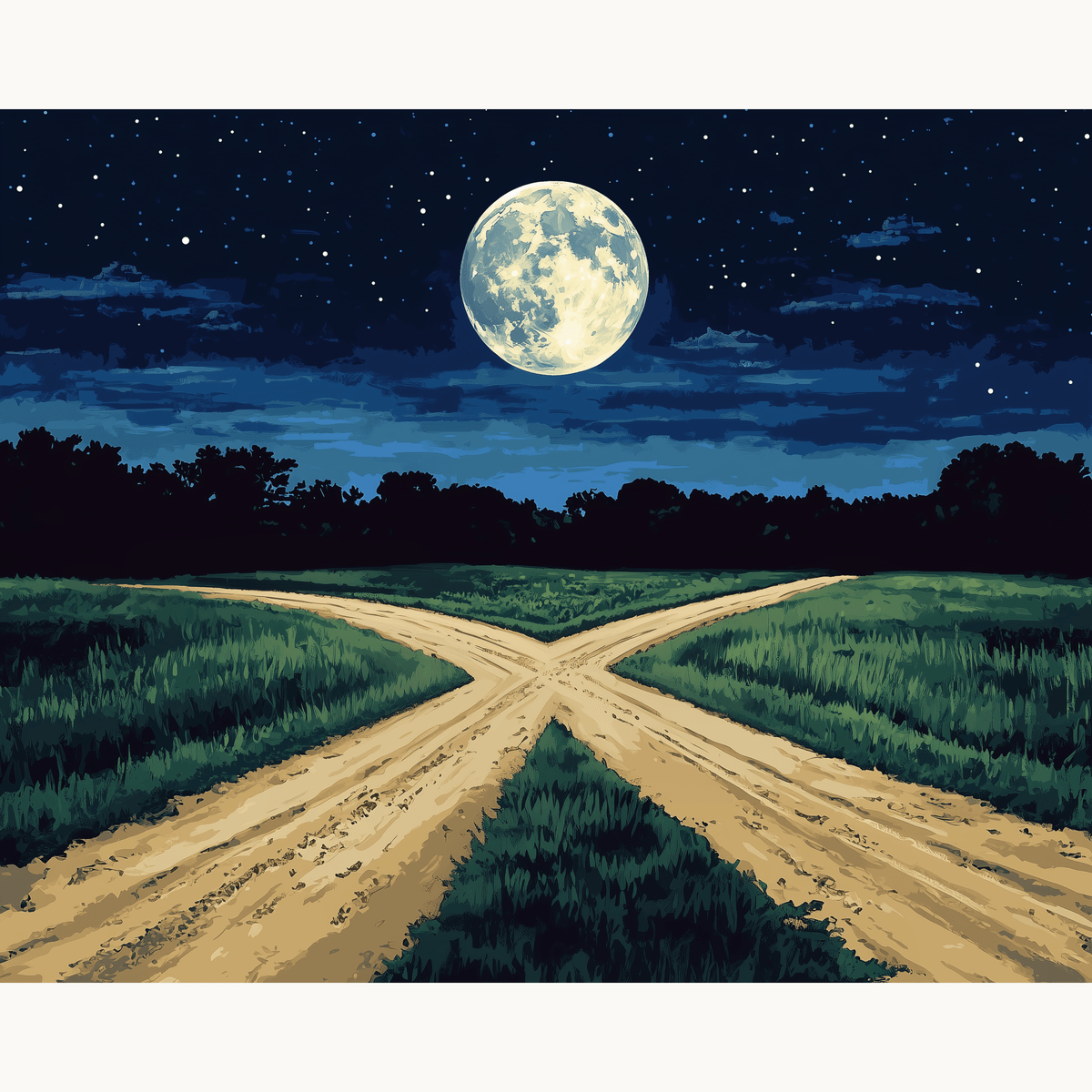 Crossroads - Number Artist Paint by Numbers Kits