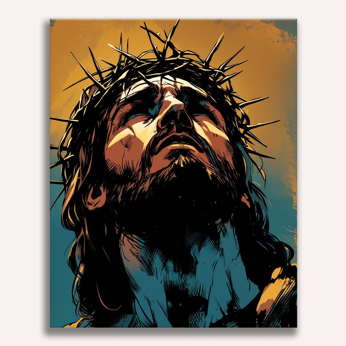 Crown of Thorns - Number Artist Diamond Painting Kits